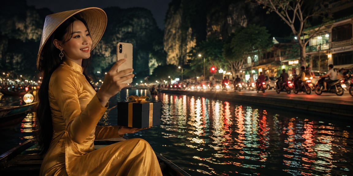 Không gian giải trí về đêm tại Ninh Bình với ánh đèn neon, biểu tượng cho trải nghiệm cá cược hiện đại